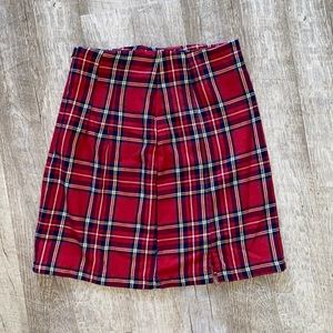 Brandy Melville Plaid mini skirt